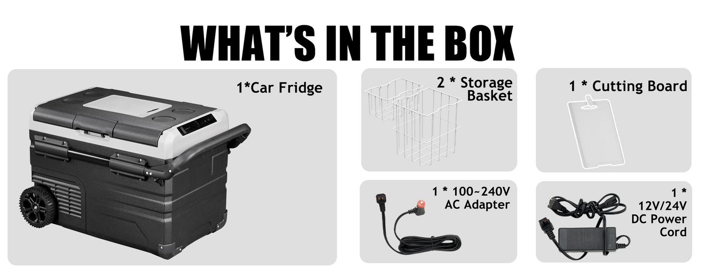 Alpicool - TWW45 Dual Zone Portable Refrigerator