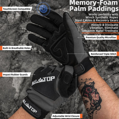 ALL-TOP 4x4 Work Gloves grey