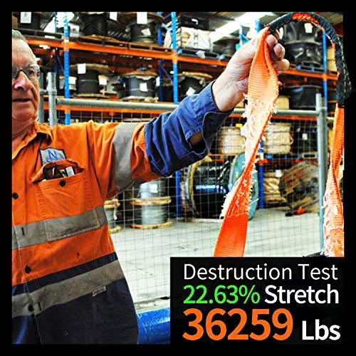 Recovery Strap Kit w/ Shackles: Strap 3in x 30ft - 35,000 Lbs