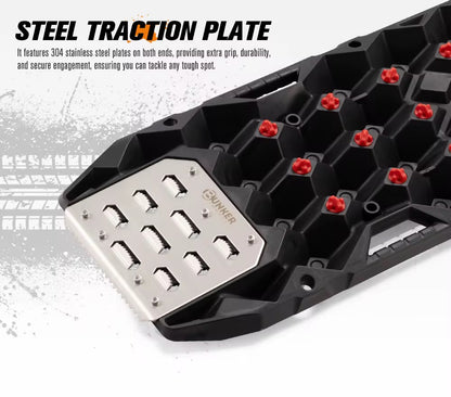 25 Ton Recovery Board with Steel Traction Plates