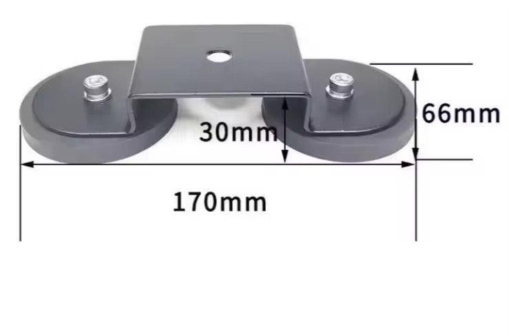 Rubber Coated magnet mounts-Brackets