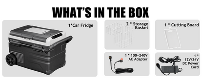 Alpicool - TWW55 Dual Zone Portable Refrigerator