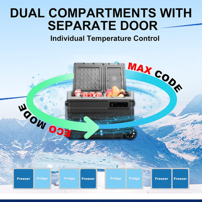 Alpicool - UD65 Dual Zone Portable Refrigerator