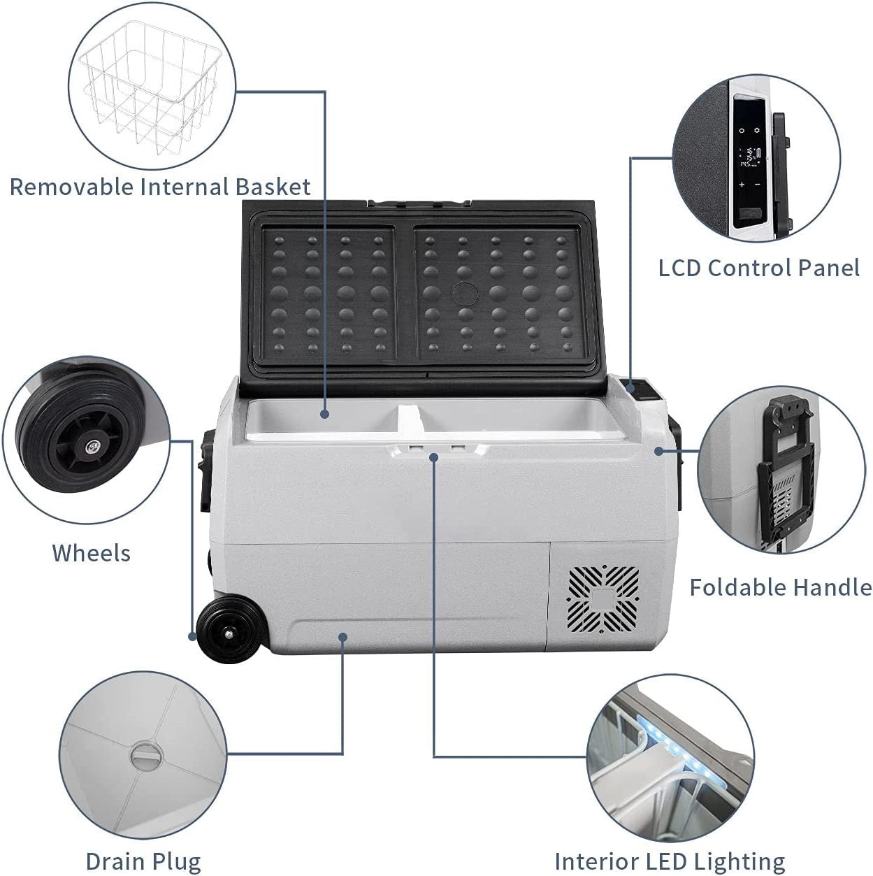 Alpicool - T36 Dual Zone Portable Refrigerator