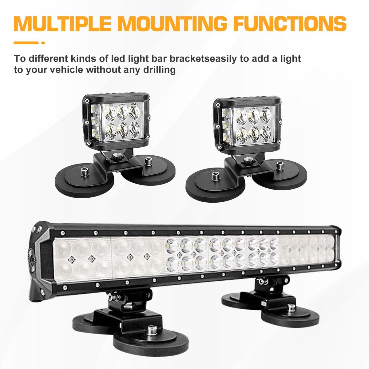 Rubber Coated magnet mounts-Brackets