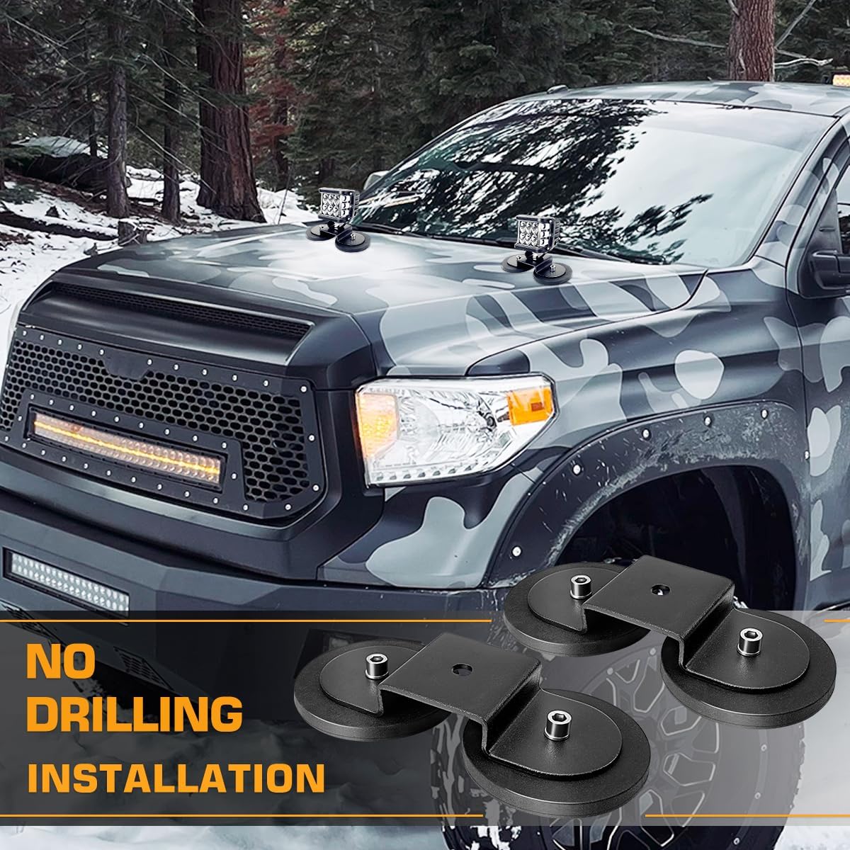 Rubber Coated magnet mounts-Brackets
