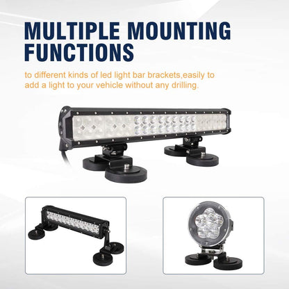 Rubber Coated magnet mounts-Brackets
