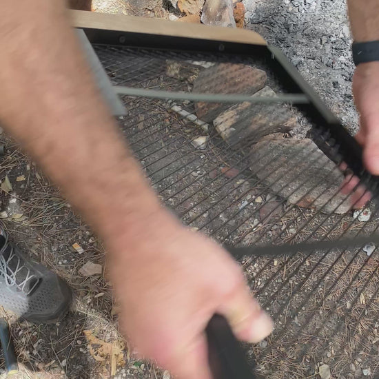 Grilling Table in use