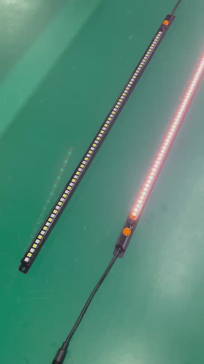 12V-Dimmable Dual Color LED Light Strips(Amber+White)
